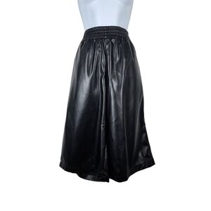 ATM ANTHONY THOMAS MELILLO FAUX LEATHER BERMUDA SHORTS